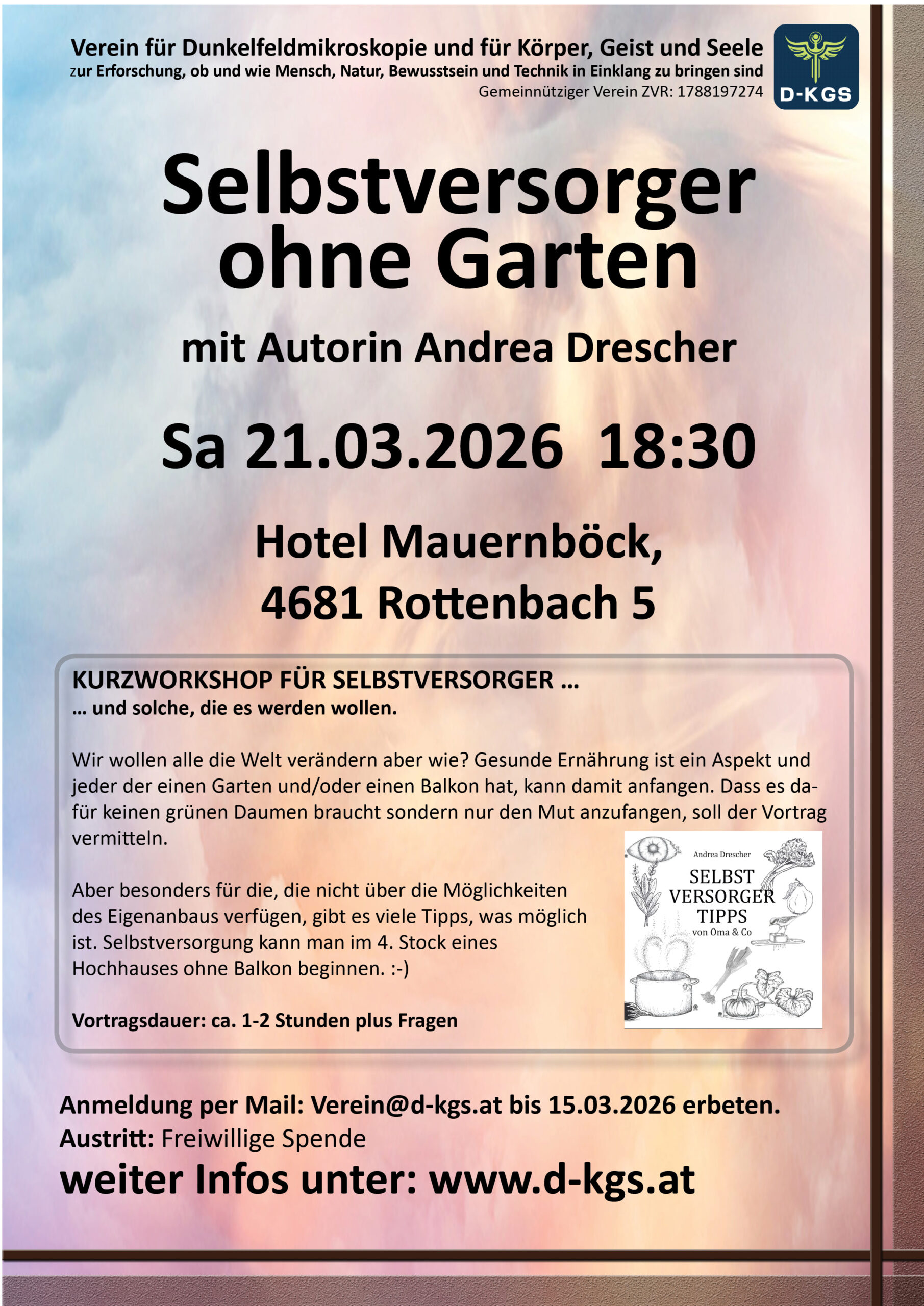 Kurzworkshop „Selbstversorger ohne Garten