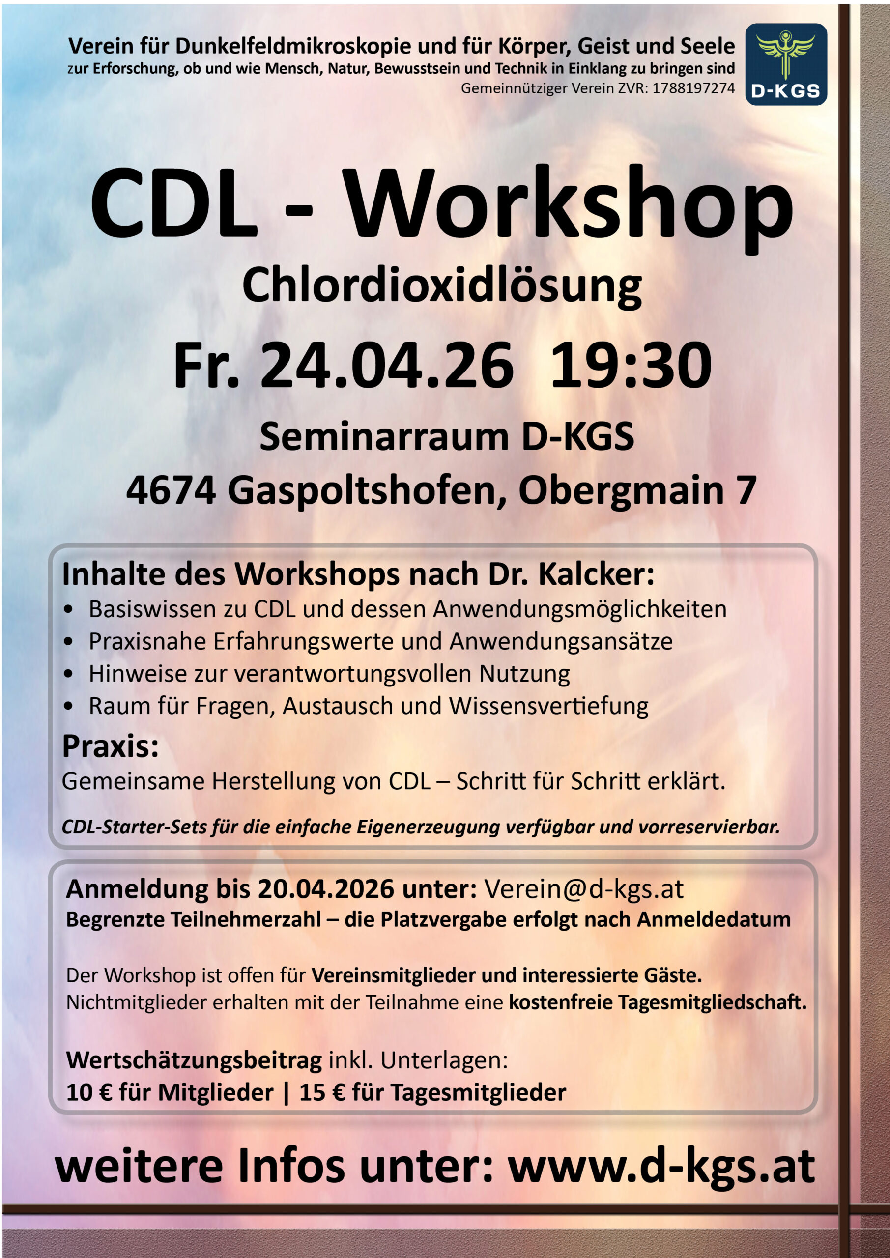 CDL Workshop - Vortrag OÖ